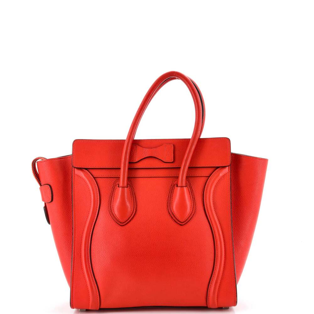 Celine Luggage Bag Grainy Leather Micro #234775C14B - Picture 3 of 7